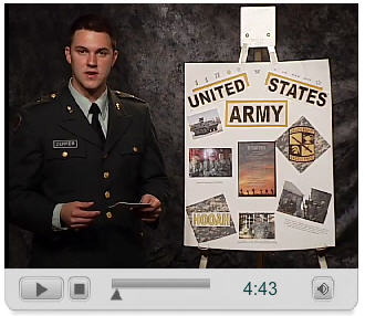 Informative Speeches/ Career Speech with Poster Army Reserves by Jeffrey Zerrer